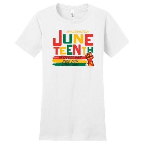 Juneteenth Freedom T-Shirt – Celebrating June 19th Since 1865 Fitted Tee Shirt