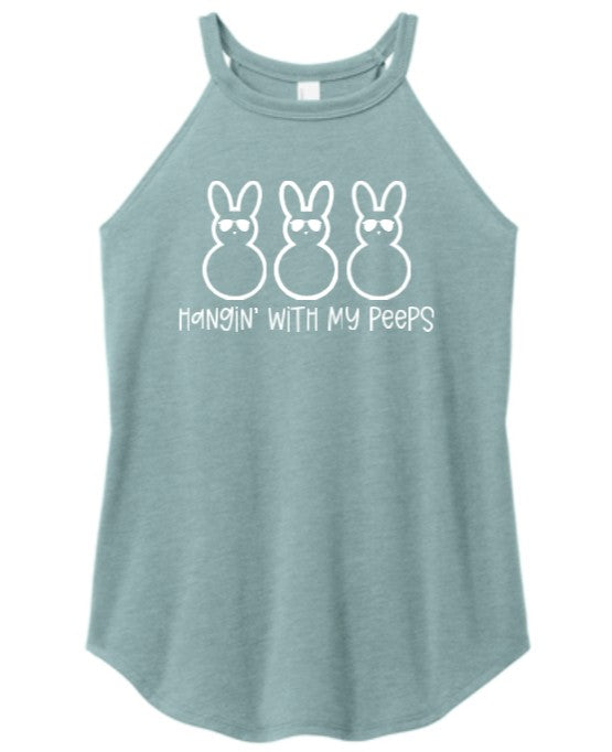 Hangin’ with My Peeps Rocker Tank – Choose Your Color!