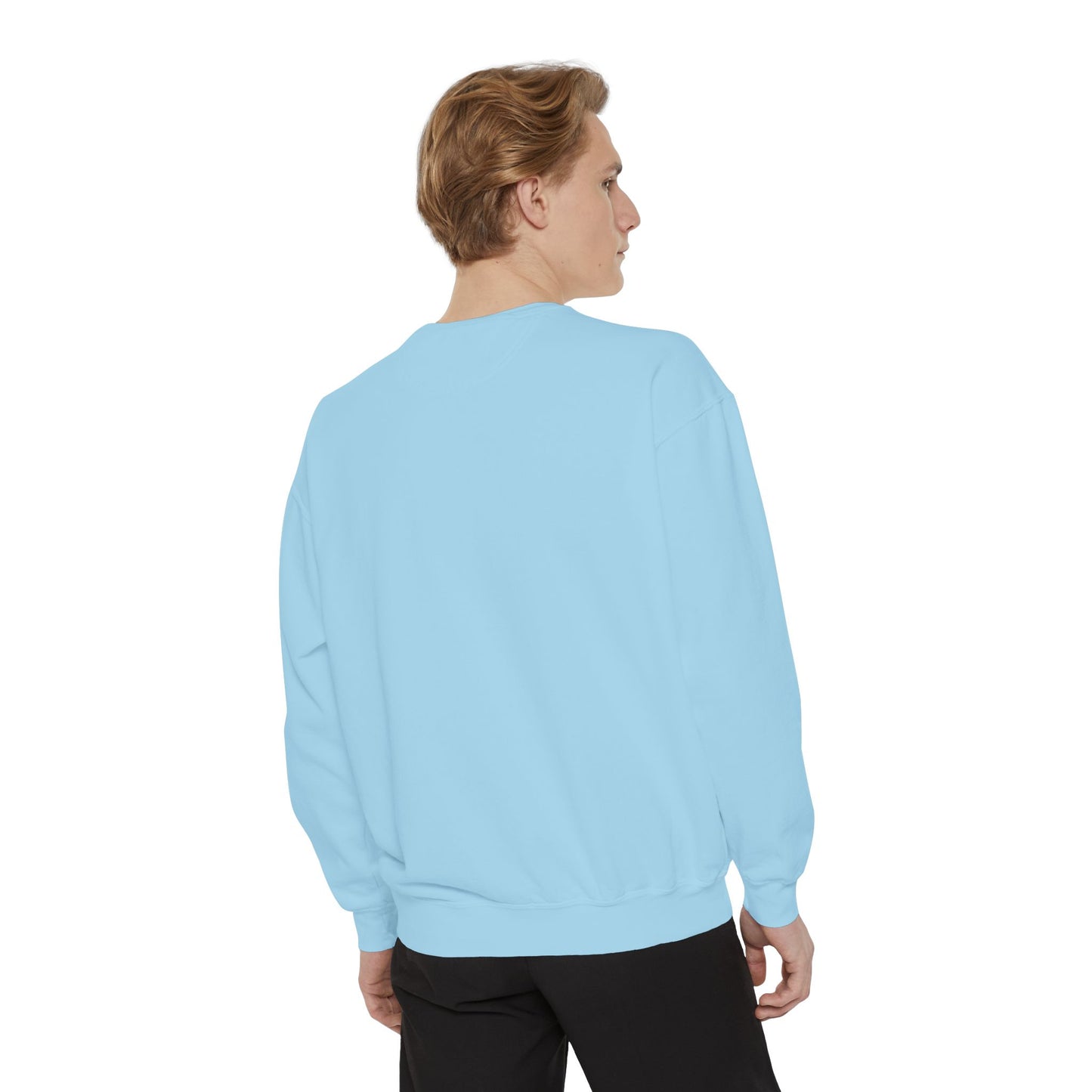 Mahjong Tiles Crewneck Sweatshirt — "Dot Bam Crack" Design with Tiles & Red Die