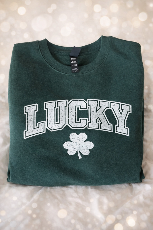Lucky Clover Crewneck Sweatshirt