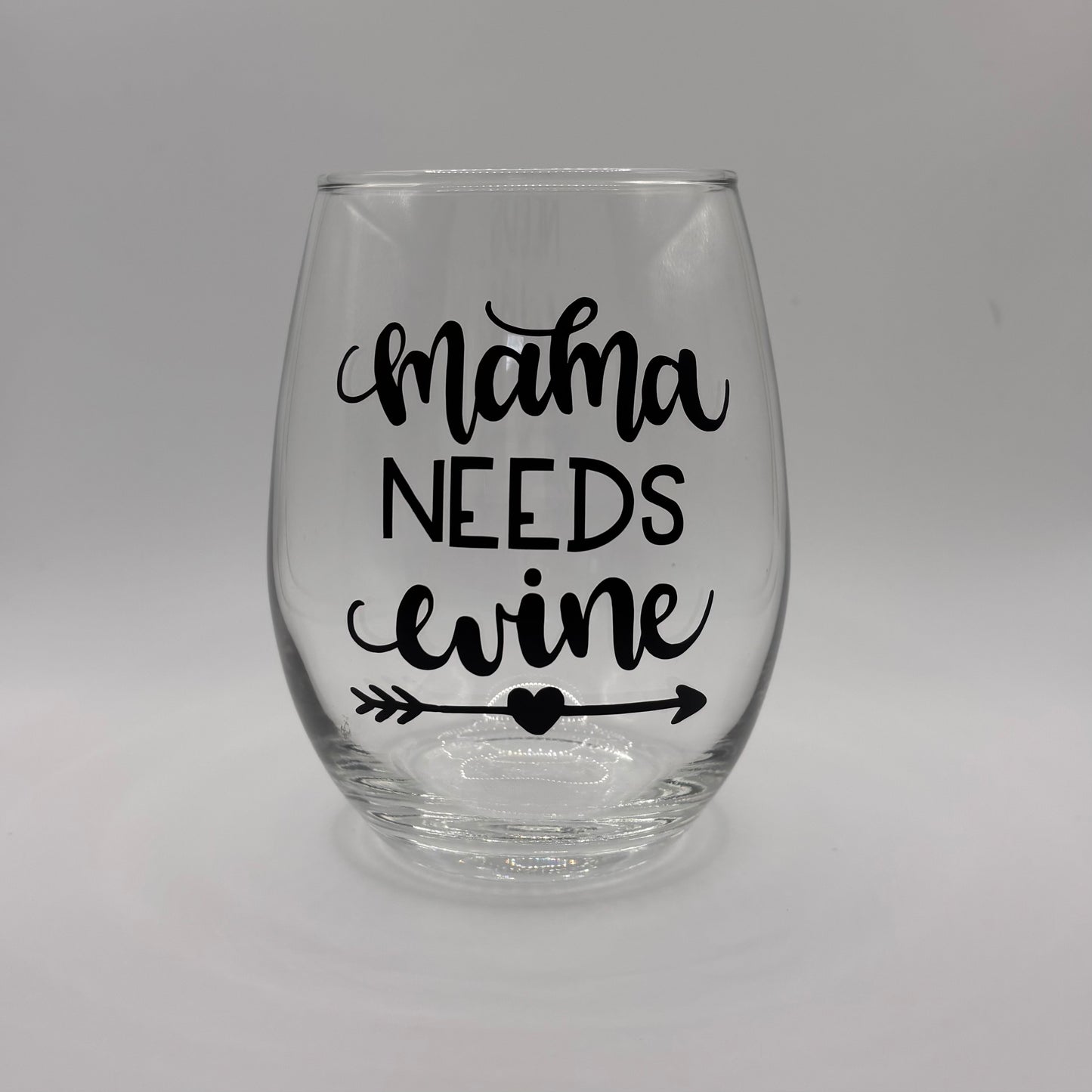 Mama Needs Wine Stemless Wine Glass – 15 oz