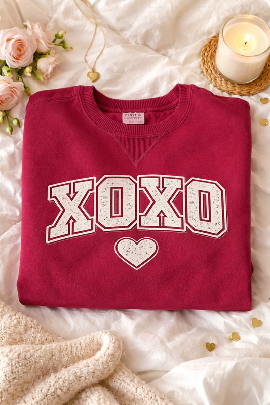 XOXO Cozy Crewneck Sweatshirt