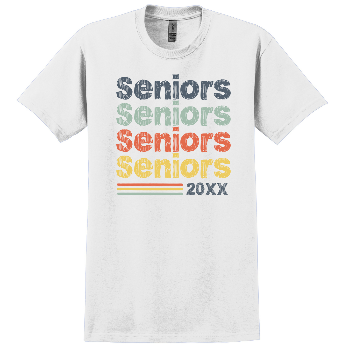 Retro “Seniors” Unisex T-Shirt – Custom Graduation Year