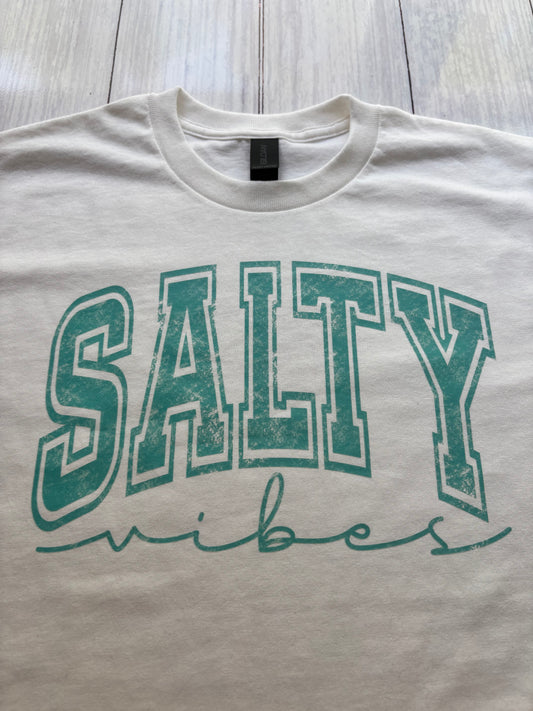 Salty Vibes Tee – Retro Coastal Graphic T-Shirt
