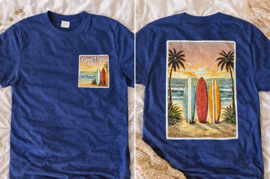 Good Vibes Only Surf Tee