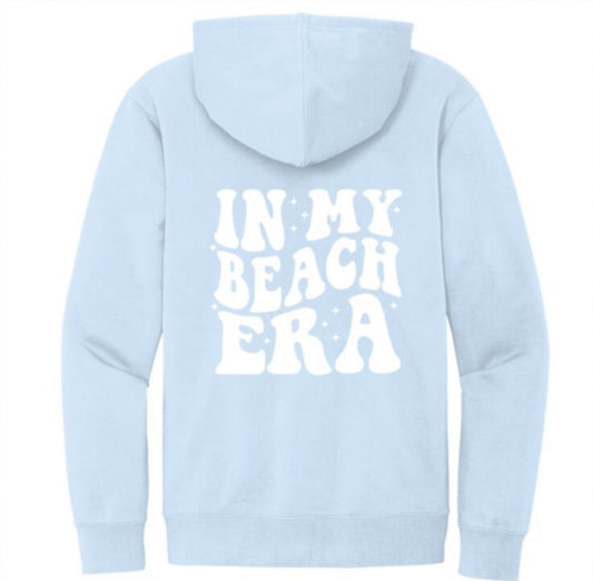 In My Beach Era - Blue Fleece Pullover Hoodie