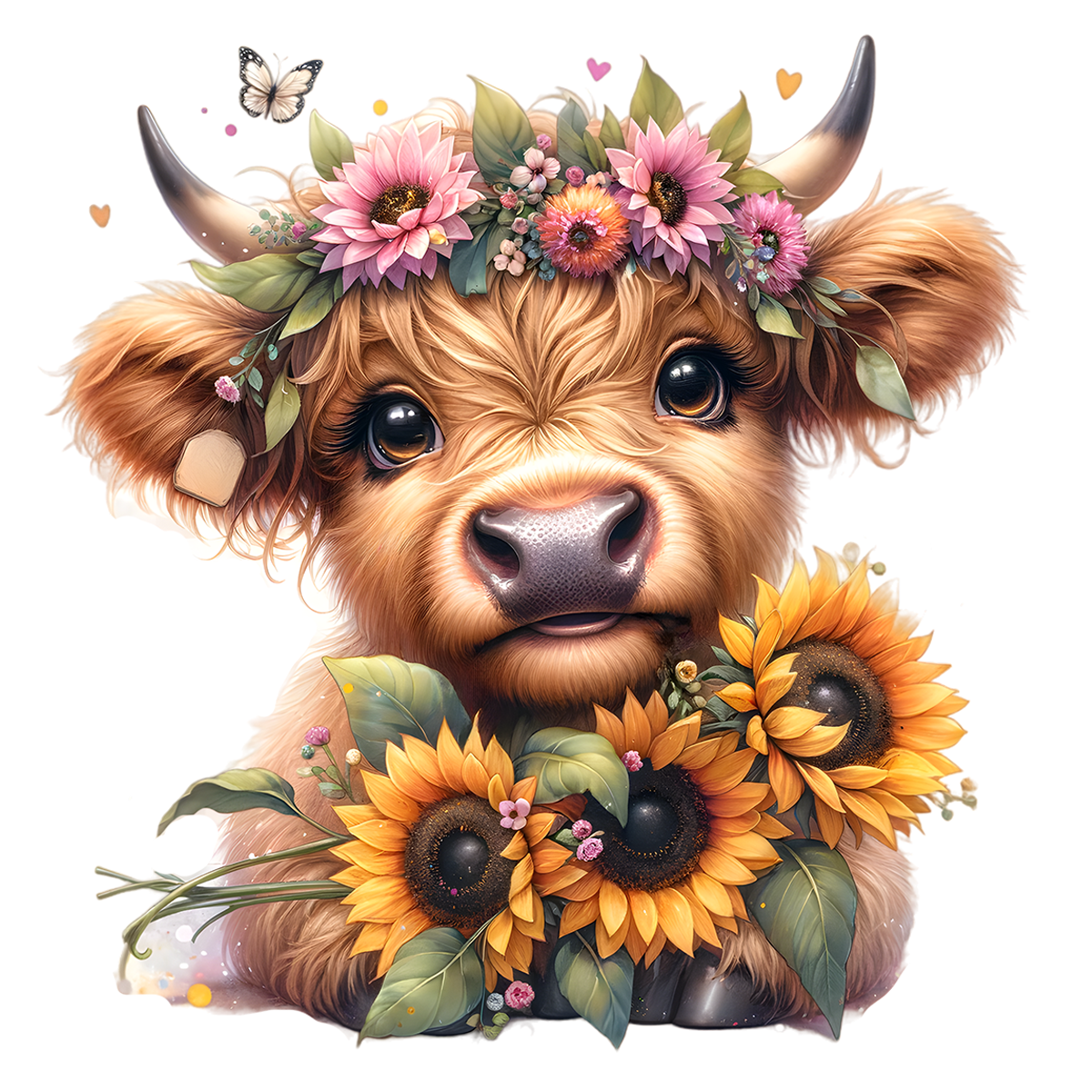 Highland Cow Sticker | Laminated Vinyl Sticker | Laptop Phone Decals | Cow Lover | Sticker Collector
