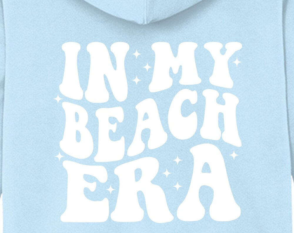 In My Beach Era - Blue Fleece Pullover Hoodie