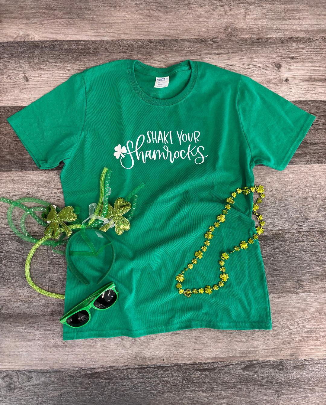 Shake Your Shamrocks T-Shirt | St. Patrick’s Day Shirt | Core Cotton